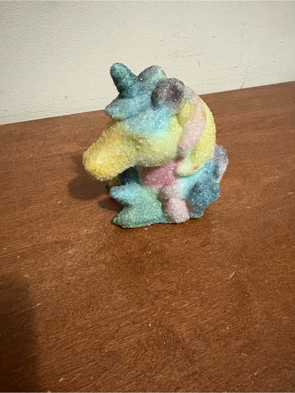 Handmade Multicolor Fantasy Unicorn Figurine Collectible